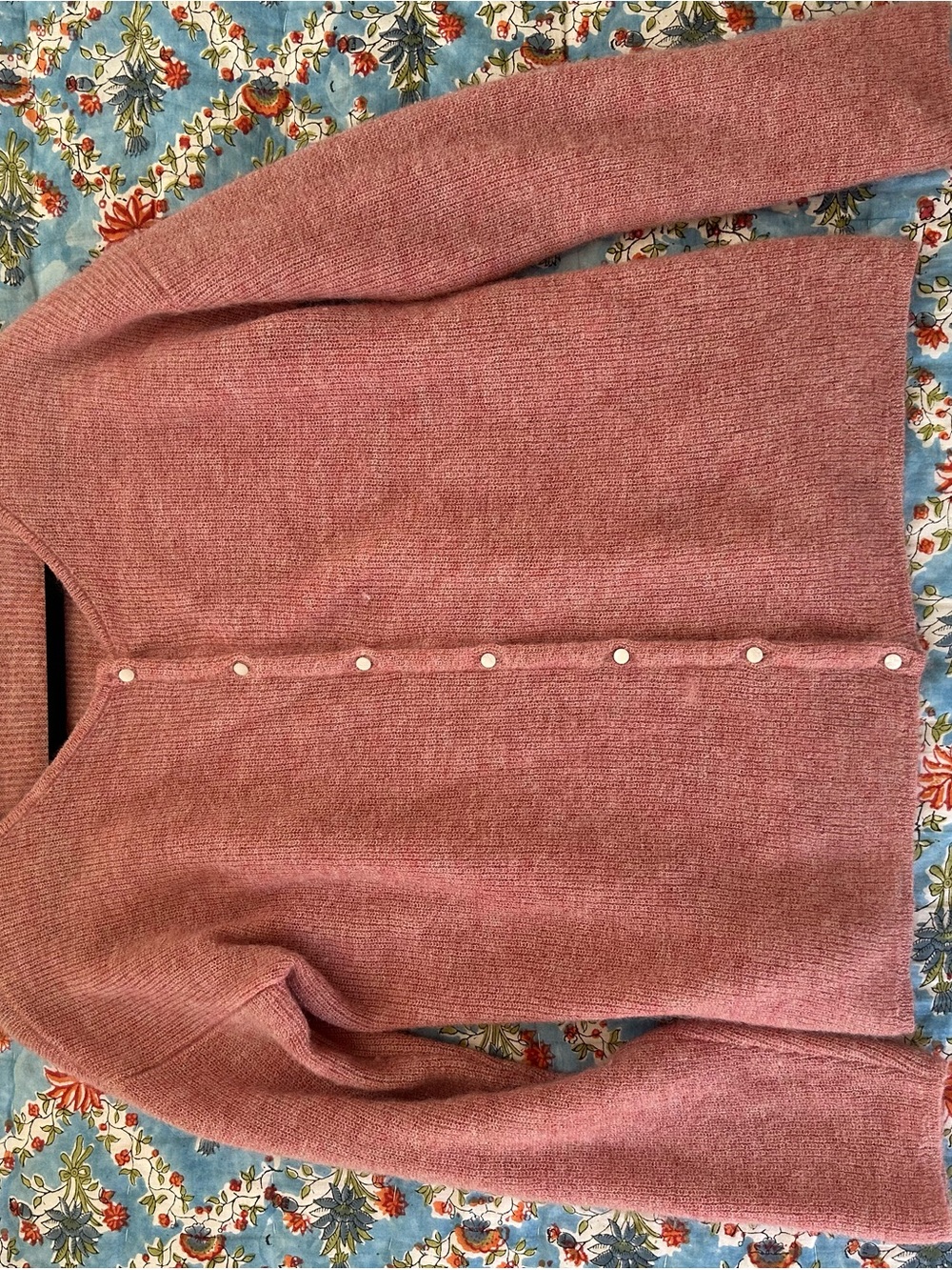 Sezane Gaspard Rose Cardigan